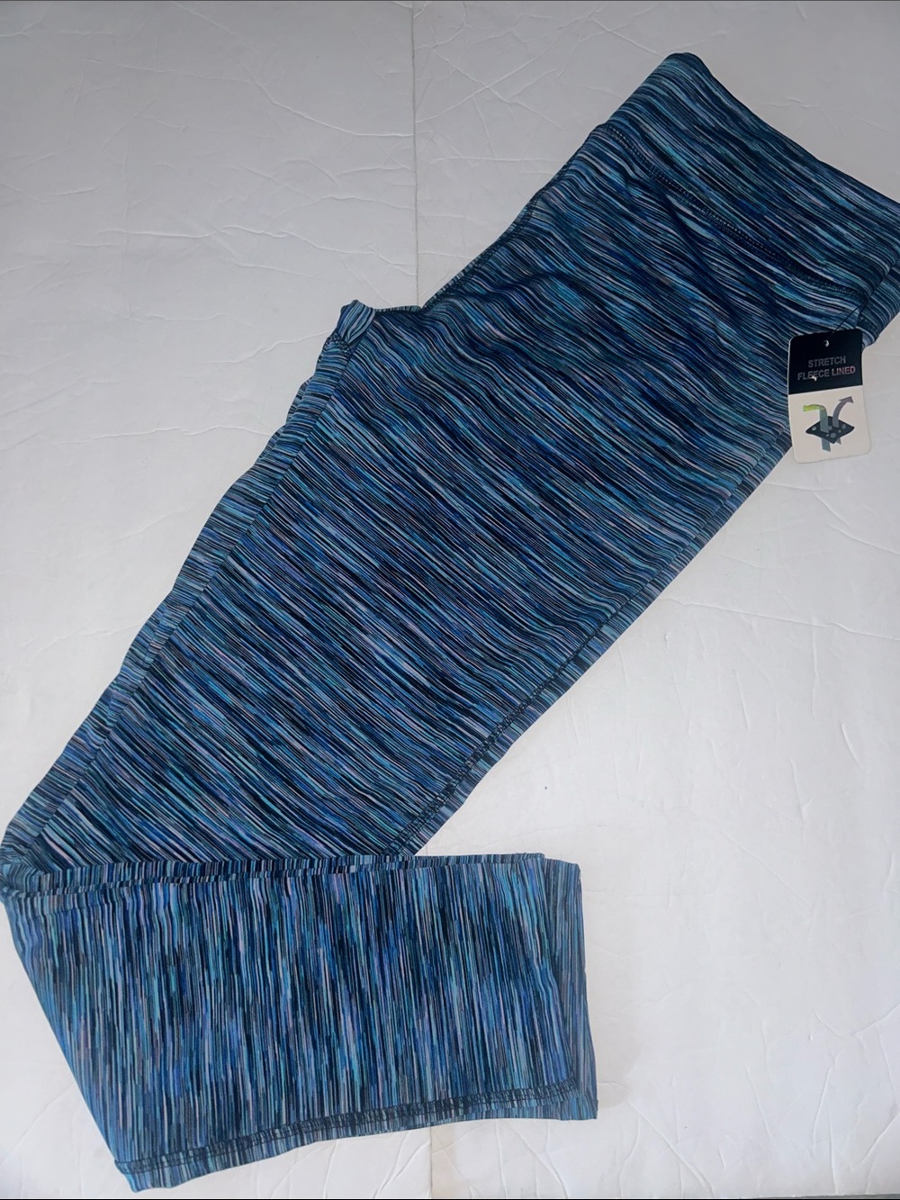 Beverly Hills Polo Club Blue Multi-Stripe Leggings